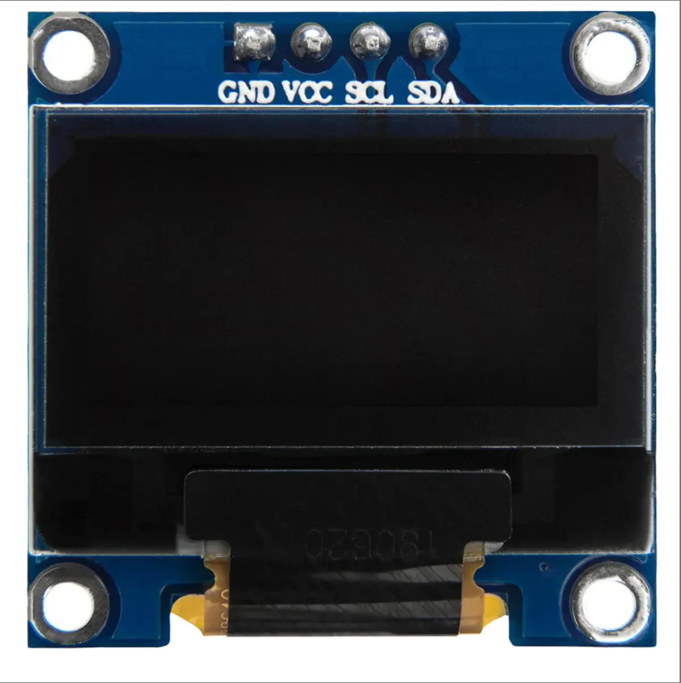 0.96 Inch OLED Display Module SSD1306 I2C Interface 128 x 64 Pixel Resolution