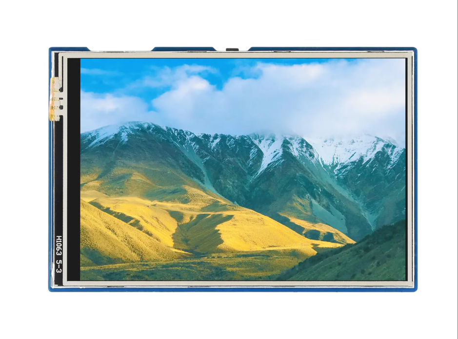 Pico 3.5 Inch Display 65K Color LCD Module 480*320 Pixels Pico-Res Touch Monitor SPI Communication