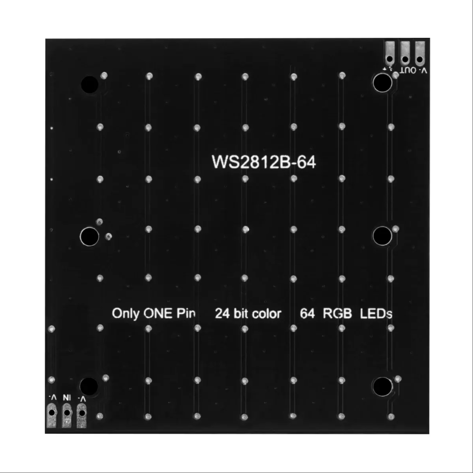 64-bit WS2812 5050 LEDs Matrix Panel CJMCU-8x8 Modul Development Board