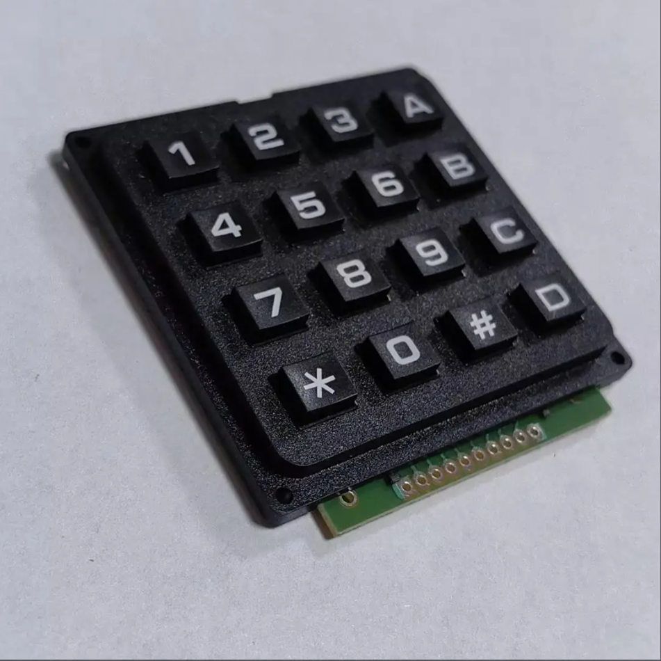 Keypad Single-chip Microcomputer Keyboard 16-key Industrial Keyboard Module Electronic Modules for Computer Electronic Door Lock