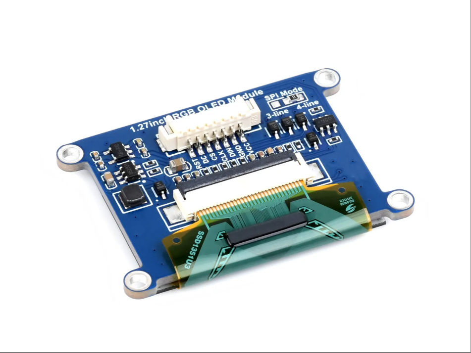 1.27 Inch OLED Display Module rgb Display Screen Monitors128*96 Resolution 262K Color SPI Communication