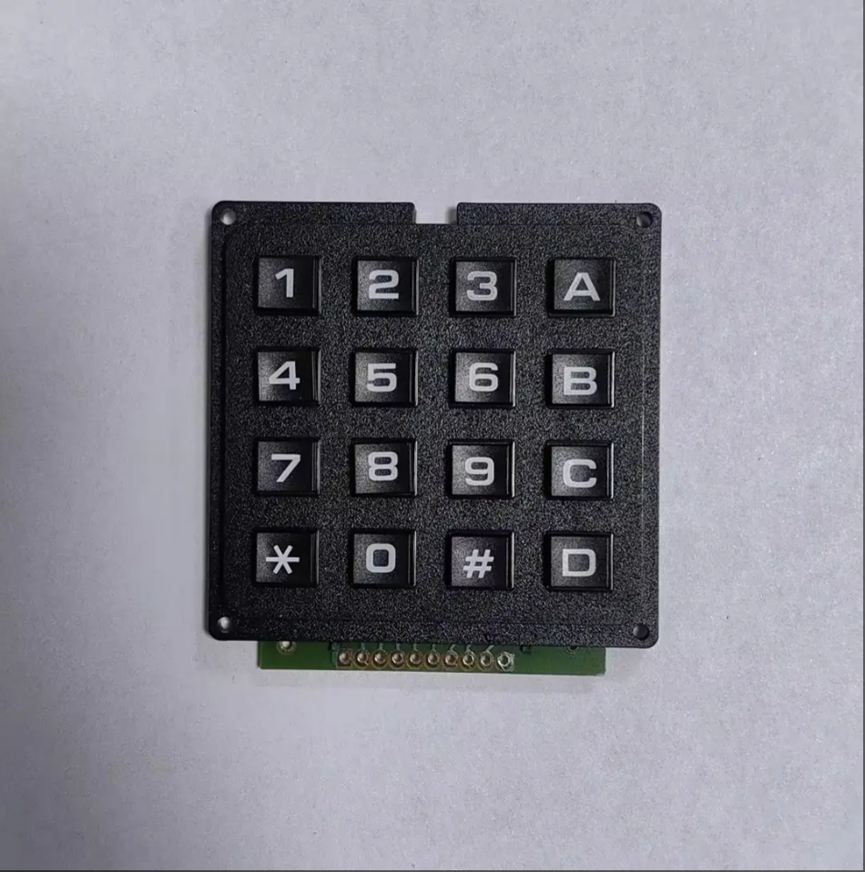 Keypad Single-chip Microcomputer Keyboard 16-key Industrial Keyboard Module Electronic Modules for Computer Electronic Door Lock