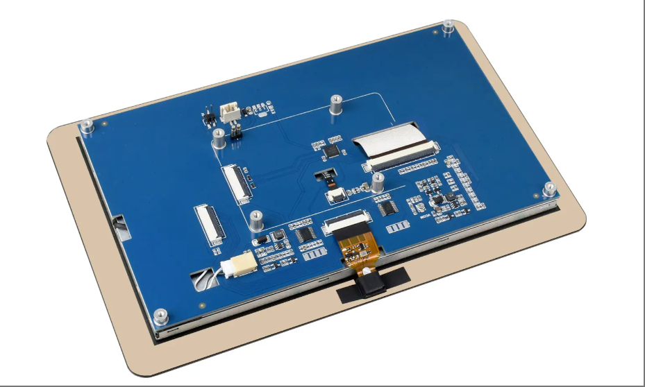 8 Inch DSI LCD Display Capacitive Touch Screen Monitor 800*480 Pixels 5-point Touch Display 5 Million Pixels Front Shot