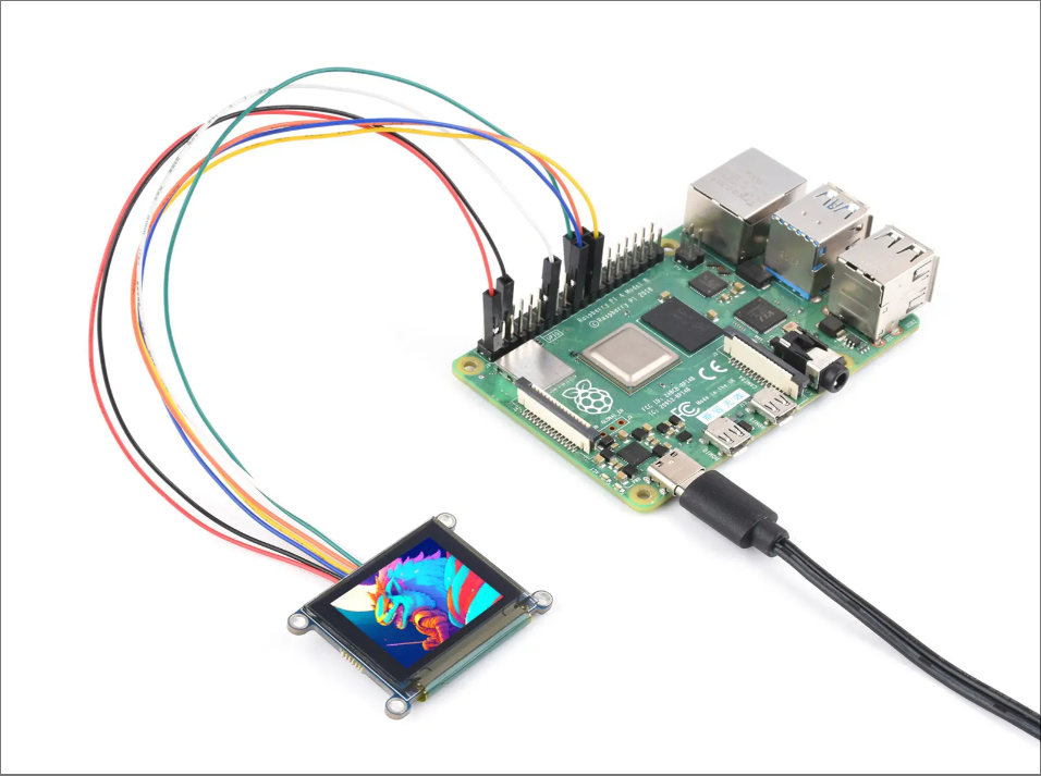 1.27 Inch OLED Display Module rgb Display Screen Monitors128*96 Resolution 262K Color SPI Communication