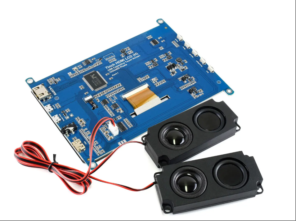 7inch Touch Screen LCD Module USB Capacitive Touch Display 1024*600 Pixels IPS Monitor