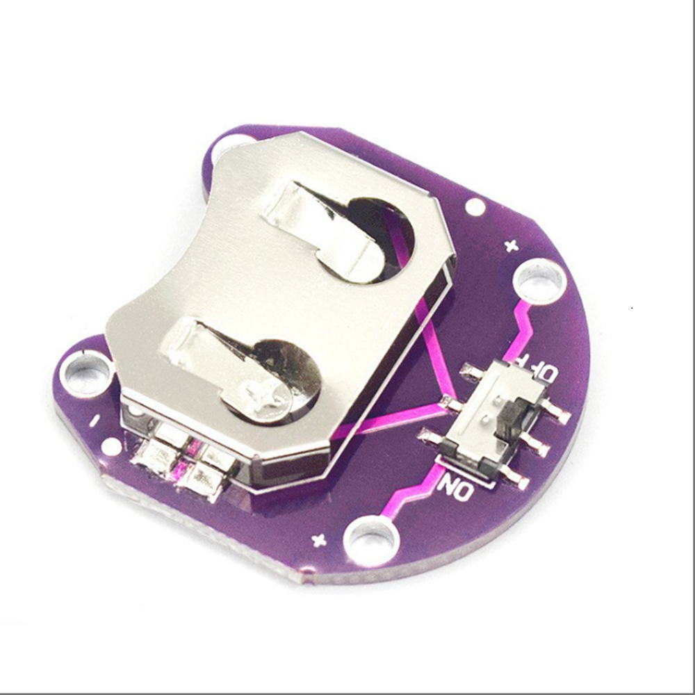 LilyPad Coin Cell Battery Holder CR2032 Battery Holder Module Switch Electronics