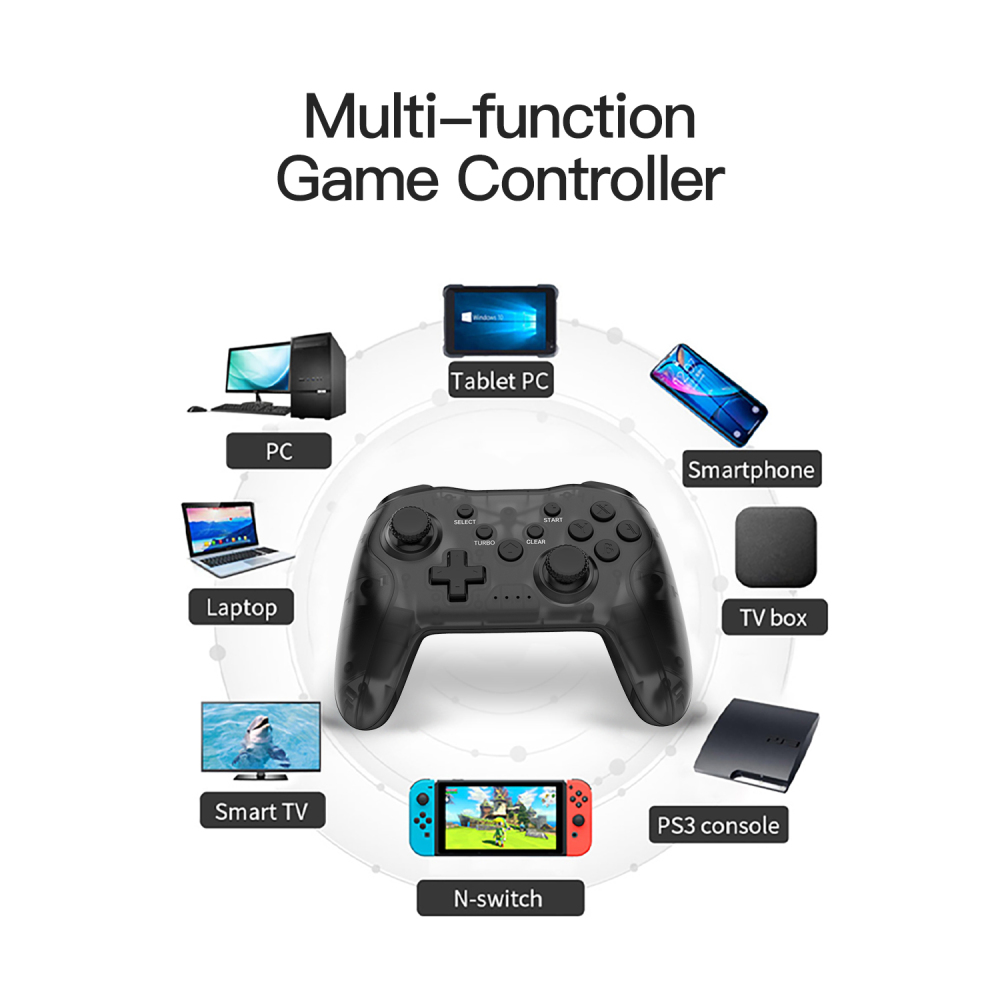 NS009 6-Axis Vibration Burst Wireless Bluetooth Gamepad