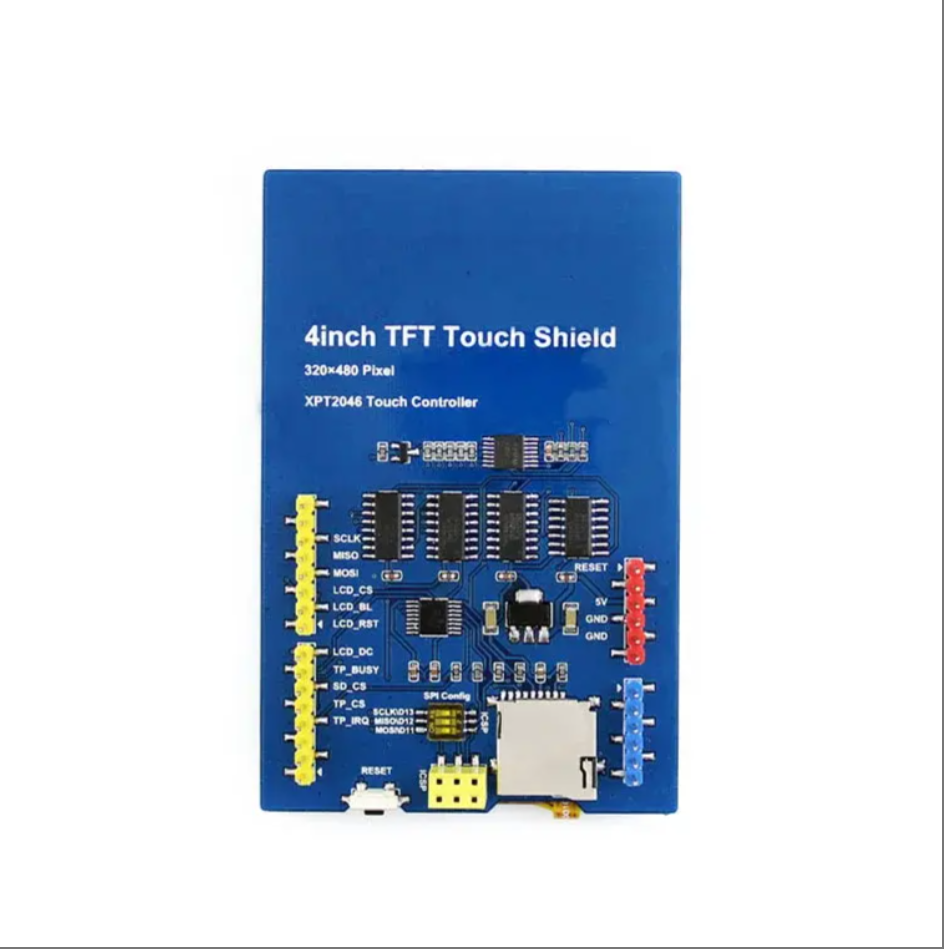 4-Inch TFT Touch Shield LCD Display Controller TFT Resistive Touch Screen Monitor 480*320 Resolution