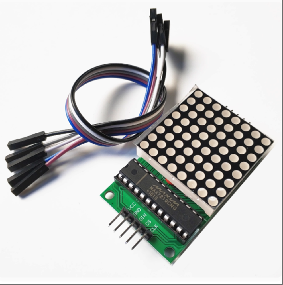 Max7219 Dot Matrix Module Control Module Microcontroller Module Display Module Wire Feeding
