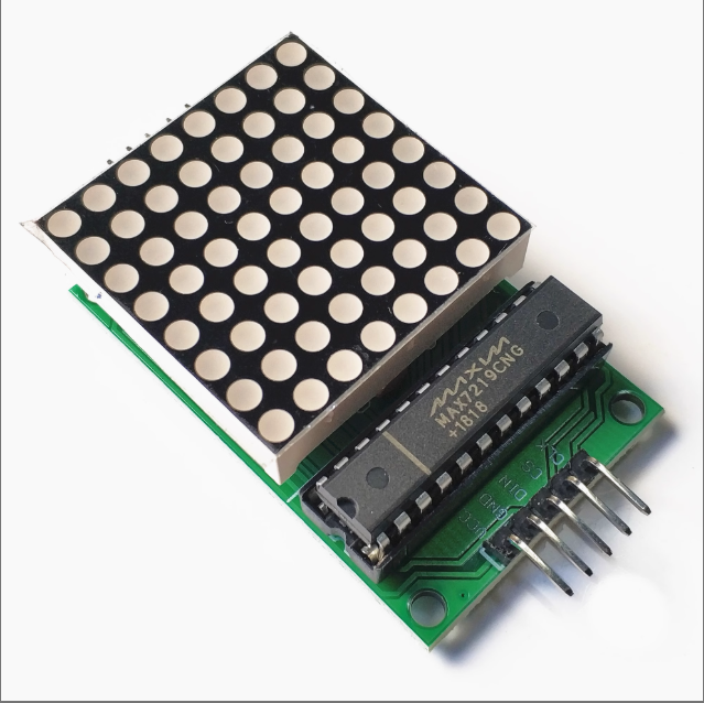 Max7219 Dot Matrix Module Control Module Microcontroller Module Display Module Wire Feeding