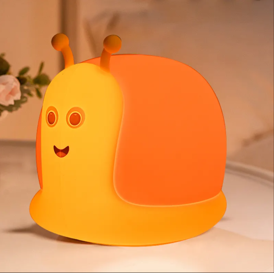 Factory Wholesale Silicone LED Night Light Rechargeable Color Changing Animal Night Light Touch Control Sleeping Night Lights