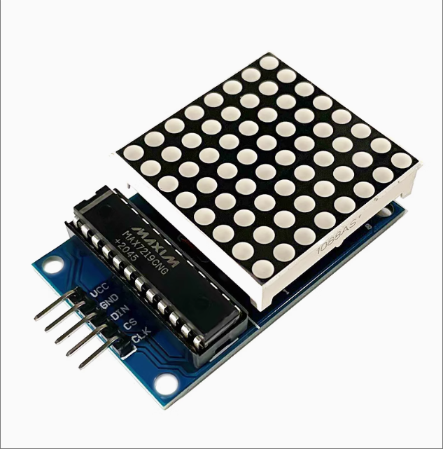 Max7219 Dot Matrix Module Control Module Microcontroller Module Display Module Wire Feeding