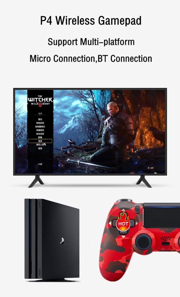 Wireless Gaming Controller for Switch Pro with 500mA Input Current Compatible with N-Switch/PS3/PC/Android Games