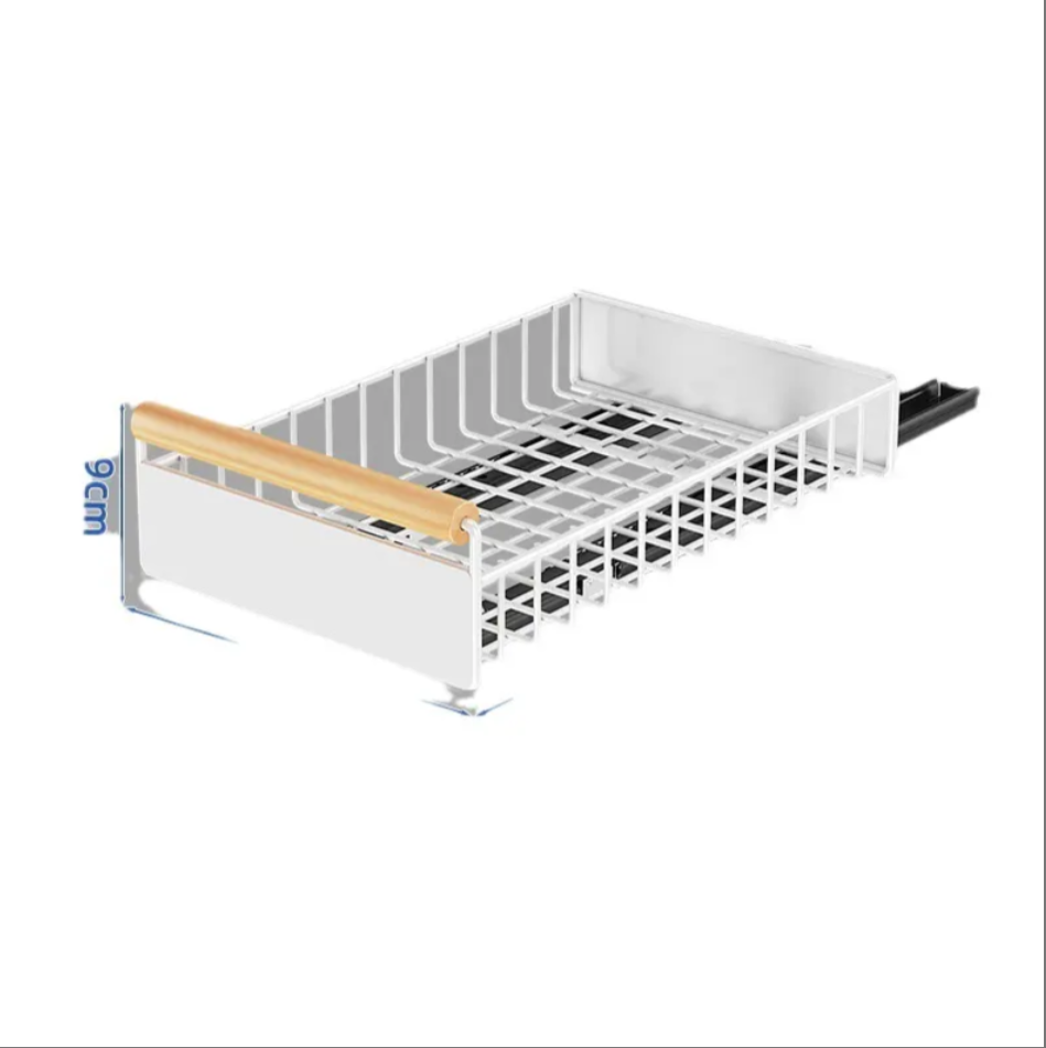 Carbon Steel Divider Dinner Plates and Bowls Storage Shelves Drain and Ventilate Kitchen Storage Shelves