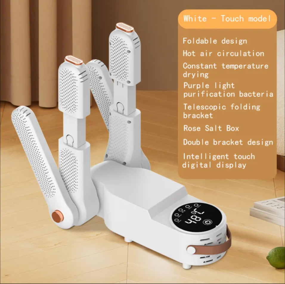 2025 Hot Selling Intelligent Timing Portable Shoe Dryer Home Electric Heater Quick Drying Foldable With Deodorization for Boots