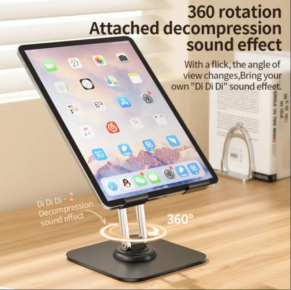 New Design Desktop Bracket Foldable Adjustable 360 Rotating Desktop Bracket Anti-slip Universal Laptop Desktop Rotating Bracket