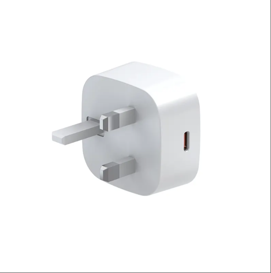 Adapter Charger Type C Wholesale UK Plug PD 20W Single C Chargers Adapters Fast Charging USB Type C Wall Adapter Plug