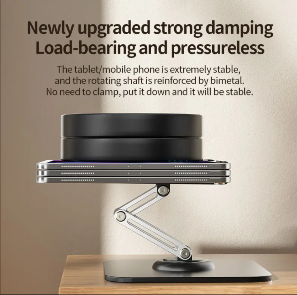 New Design Desktop Bracket Foldable Adjustable 360 Rotating Desktop Bracket Anti-slip Universal Laptop Desktop Rotating Bracket