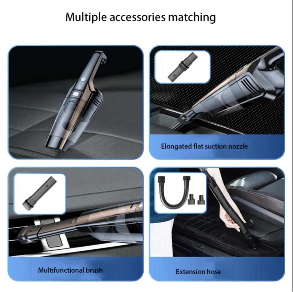 Handheld Brushless Motor Car Vacuum Cleaner 13000Pa Extractor Vacuum Cleaner High Power Vacuum Cleaner for the Car