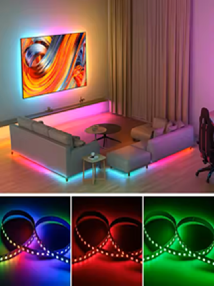 2025 New Remote Control LED Lampe Colorful and Bright Floor Lamps Bar Night Scene Atmosphere Wall Lamps