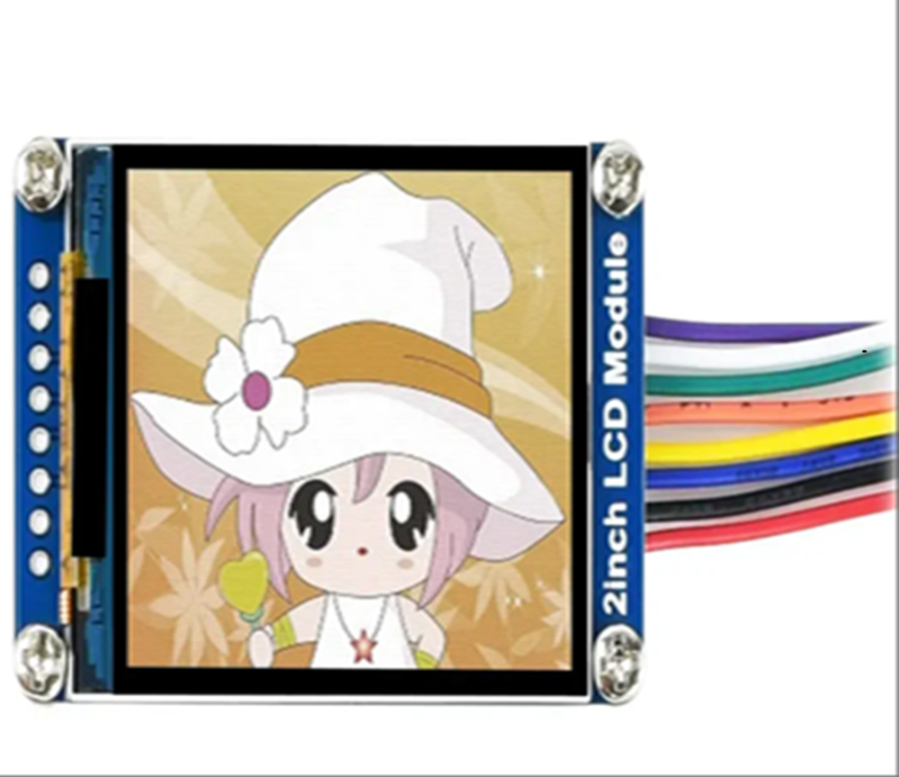 2-Inch IPS Display LCD Module 240*320 Resolution SPI Interface LCD Monitor Controller Development Board