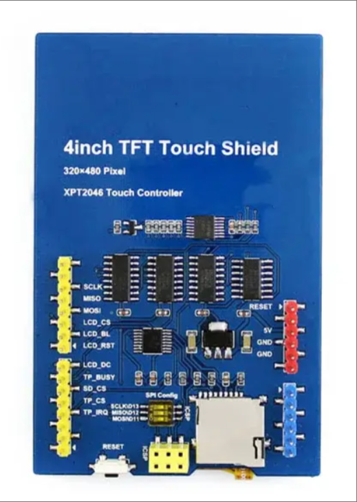 4-Inch TFT Touch Shield LCD Display Controller TFT Resistive Touch Screen Monitor 480*320 Resolution