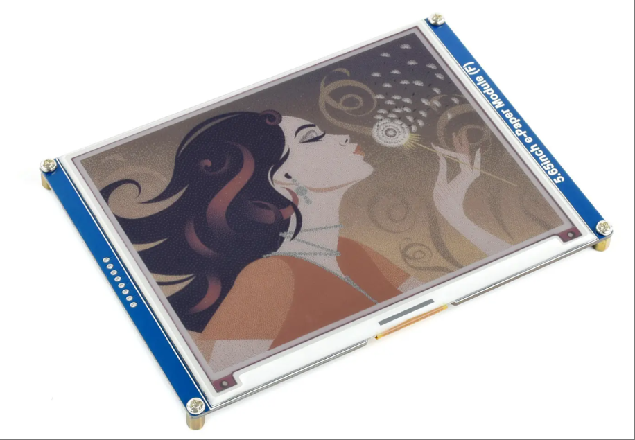 5.65Inch e-Paper Module ACeP 7 Color e-ink Display Screen Module 600*448 Resolution SPI Interface