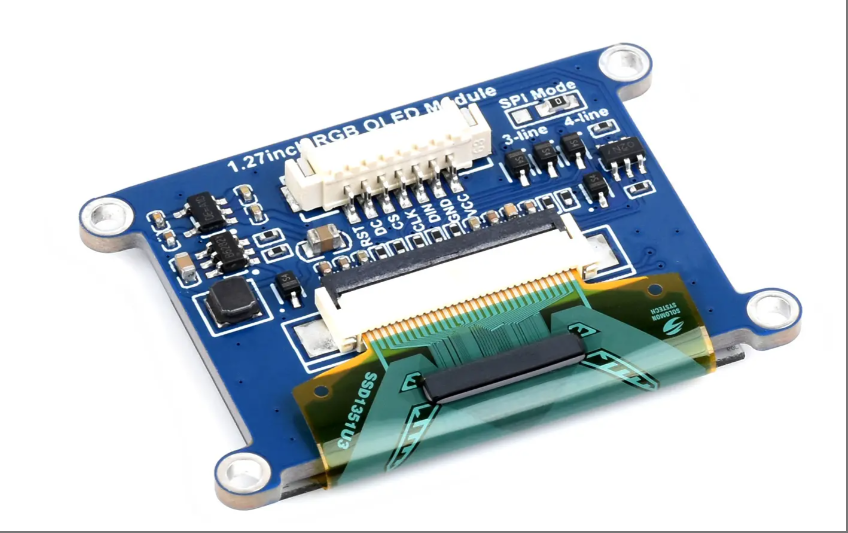 1.27 Inch OLED Display Module rgb Display Screen Monitors128*96 Resolution 262K Color SPI Communication