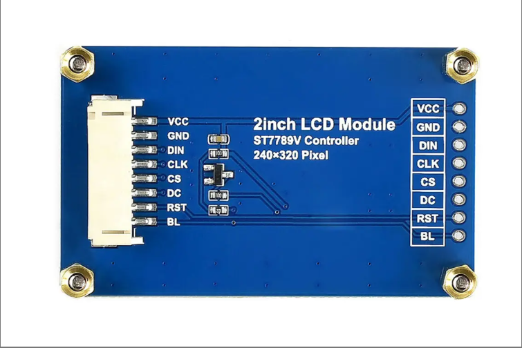 2-Inch IPS Display LCD Module 240*320 Resolution SPI Interface LCD Monitor Controller Development Board