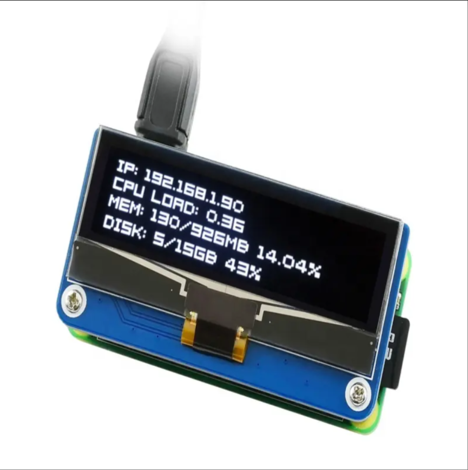 2.23 Inch OLED Display For Raspberry PI OLED Monitor SSD1305 Expansion Board 128*32 Resolution Supports SPI/I2C