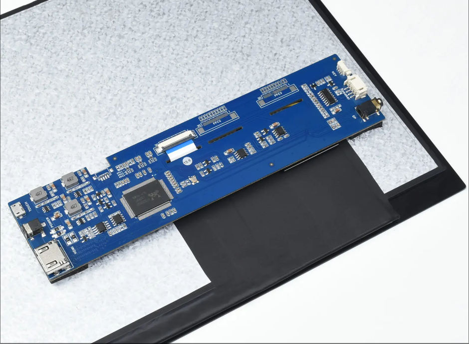 15.6 Inch IPS Touch Screen QLED Display Screen 1920*1080Pixels Tempered Glass Panel 100%s RGB Touch Monitor