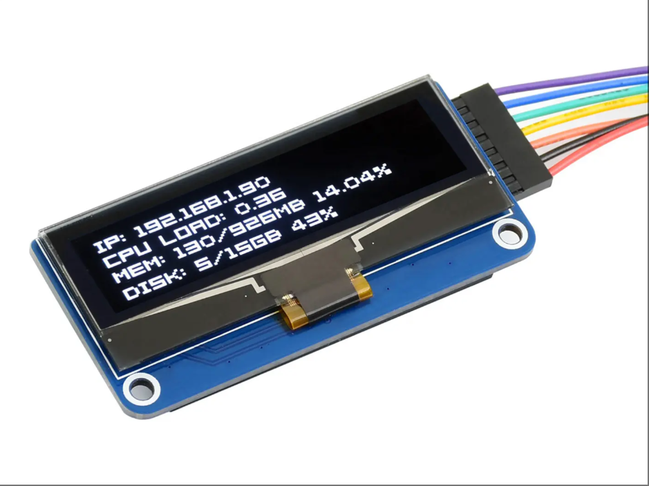 2.23 Inch OLED Display For Raspberry PI OLED Monitor SSD1305 Expansion Board 128*32 Resolution Supports SPI/I2C