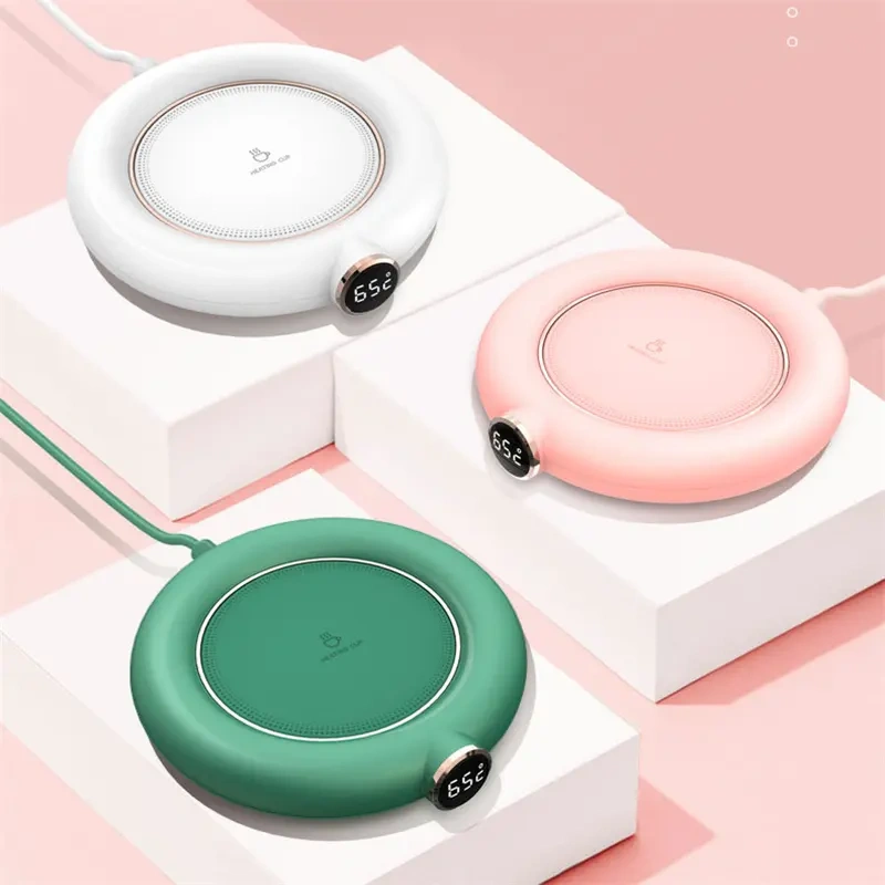 Coffee Warmer Adjustment Constant Temperature Cup Warmer Heating Mat Pad Fast Heater for Desk Office Home Milk Tea