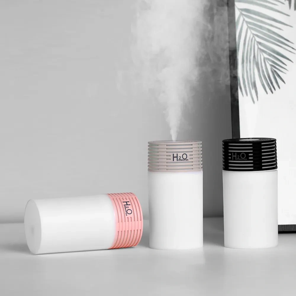 300ml Mini Air Humidifier Aroma Essential Oil Diffuser with Colorful Night Light USB Powered Mist Maker Aromatherapy Humidifier