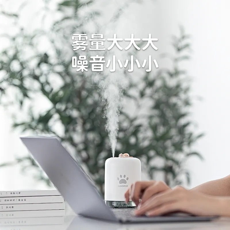 HA01 Portable Small Air Humidifier Cool Mini Humidifier USB Personal Humidifier Auto Shut-Off Ultra-Quiet for Home Office Travel