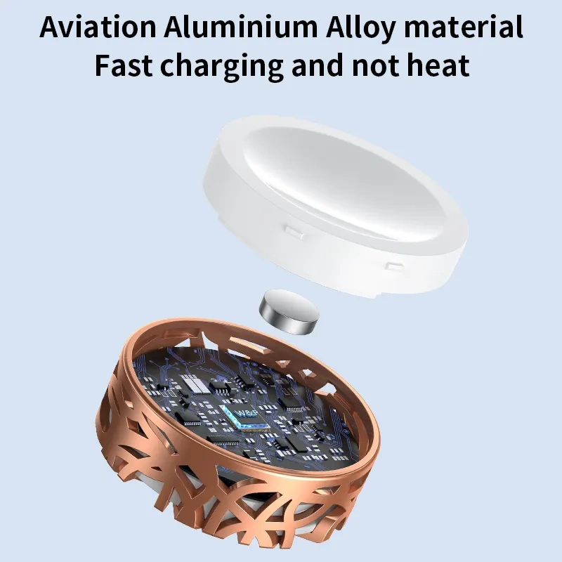 2025 New Product Ideas Portable Wireless Charger AP Watch Series Quick Charging Smartwatch Magnetic Charger Aluminum Material