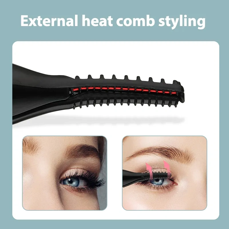 Portable Rechargeable Eyelash Curler Lightweight and Simple Easy to Use Long-Lasting Curl