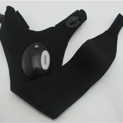 LED Flashlight Gifts for Men Father Day Outdoor Fishing Light with Stretchy Strap Screwdriver for Repairing Running Camping