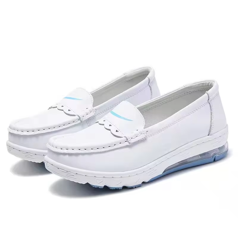 Nurse Shoes Store Nursing Shoes Hospital Comfort Breathable Soft Bottom Flat Non-slip Safety White Comfortable Nurse Shoes for Women Best Nurse Shoes for Nurse Work Shoes