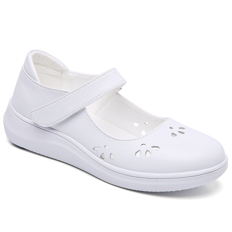 Scrubs Nurse Shoes Store Anti-slip Nursing Shoes Hospital for Women White Shoes Comfort Breathable Soft Bottom Flat Nurse Safety Work Shoes Best Nurse Shoes Popular Nurse Shoes White Womens Nurse Shoes Best Shoes for Nurse