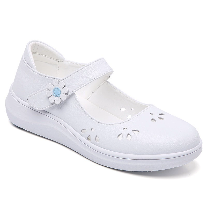 Scrubs Nurse Shoes Store Anti-slip Nursing Shoes Hospital for Women White Shoes Comfort Breathable Soft Bottom Flat Nurse Safety Work Shoes Best Nurse Shoes Popular Nurse Shoes White Womens Nurse Shoes Best Shoes for Nurse