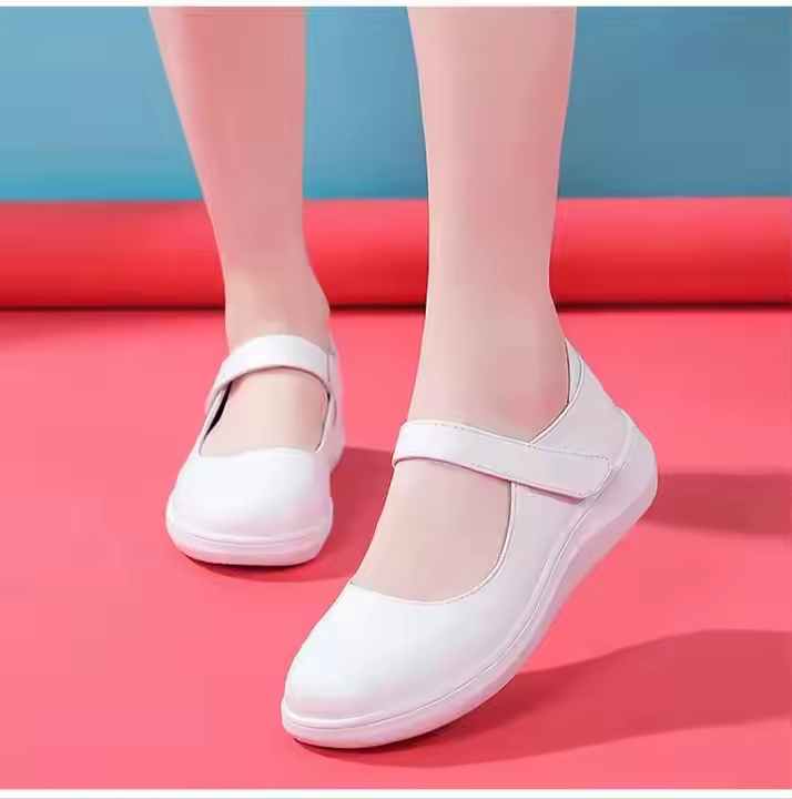 Scrubs Nurse Shoes Store Anti-slip Nursing Shoes Hospital for Women White Shoes Comfort Breathable Soft Bottom Flat Nurse Safety Work Shoes Best Nurse Shoes Popular Nurse Shoes White Womens Nurse Shoes Best Shoes for Nurse