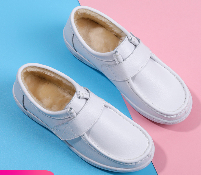 Scrubs Shoes Nurse Shoes Store Hot Sale Nurse Shoes for Women Nursing Hospital White Shoes Comfort Breathable Soft Bottom Flat Anti-slip Safety Work Shoes
