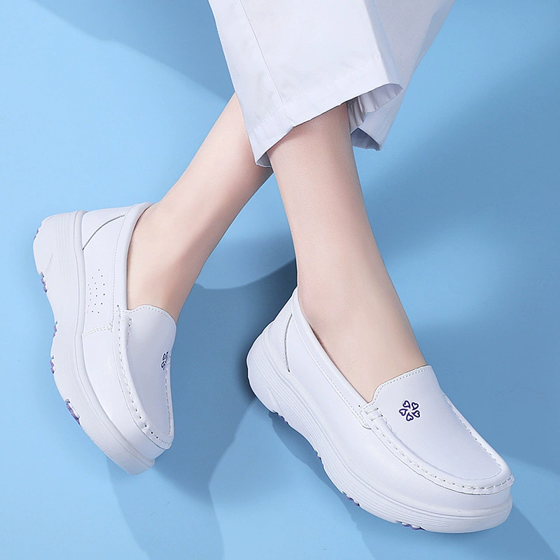 Scrubs Nurse Shoes Store 2025 New Arrival Fashion Nurse Shoes for Women Non Slip Nursing Shoes Hospital Doctor Wholesale Comfort Flats Work White Shoes Best Nurse Shoes Popular Nurse Shoes White Womens Anti-slip Nurse Shoes Best Shoes for Nurse
