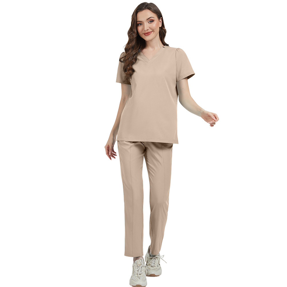 2025 New Arrival Hospital Uniforms Scrubs Sets Nursing Uniform Sets Quick-drying Top & Pants for Women Nurse Work Clothes Uniform Scrubs Online Professional Scrubs Uniform Online Comfortable and Breathable