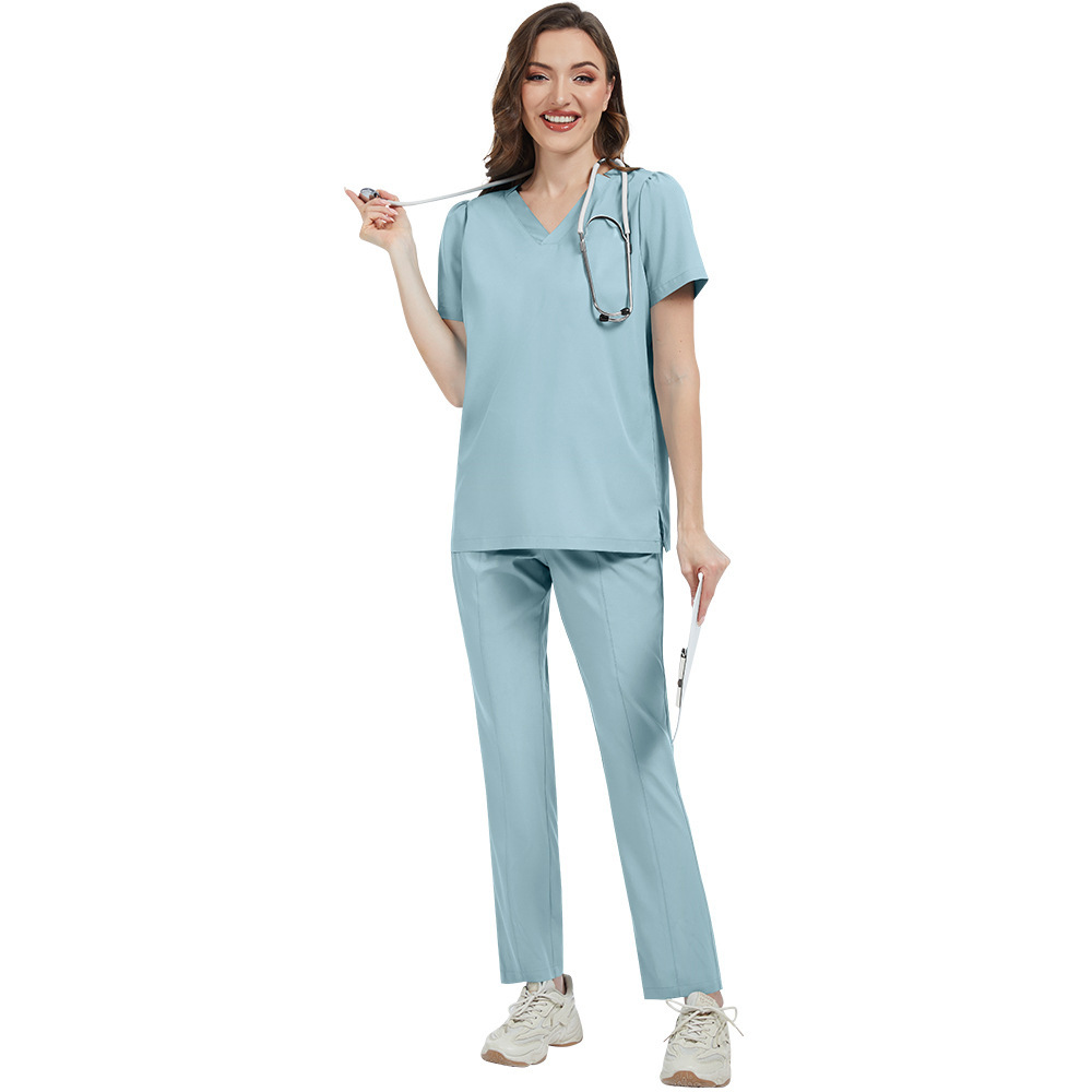 2025 New Arrival Hospital Uniforms Scrubs Sets Nursing Uniform Sets Quick-drying Top & Pants for Women Nurse Work Clothes Uniform Scrubs Online Professional Scrubs Uniform Online Comfortable and Breathable
