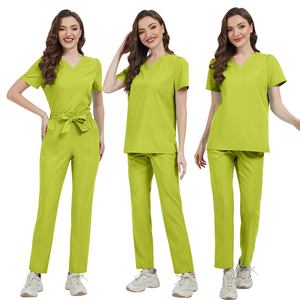 2025 New Arrival Hospital Uniforms Scrubs Sets Nursing Uniform Sets Quick-drying Top & Pants for Women Nurse Work Clothes Uniform Scrubs Online Professional Scrubs Uniform Online Comfortable and Breathable