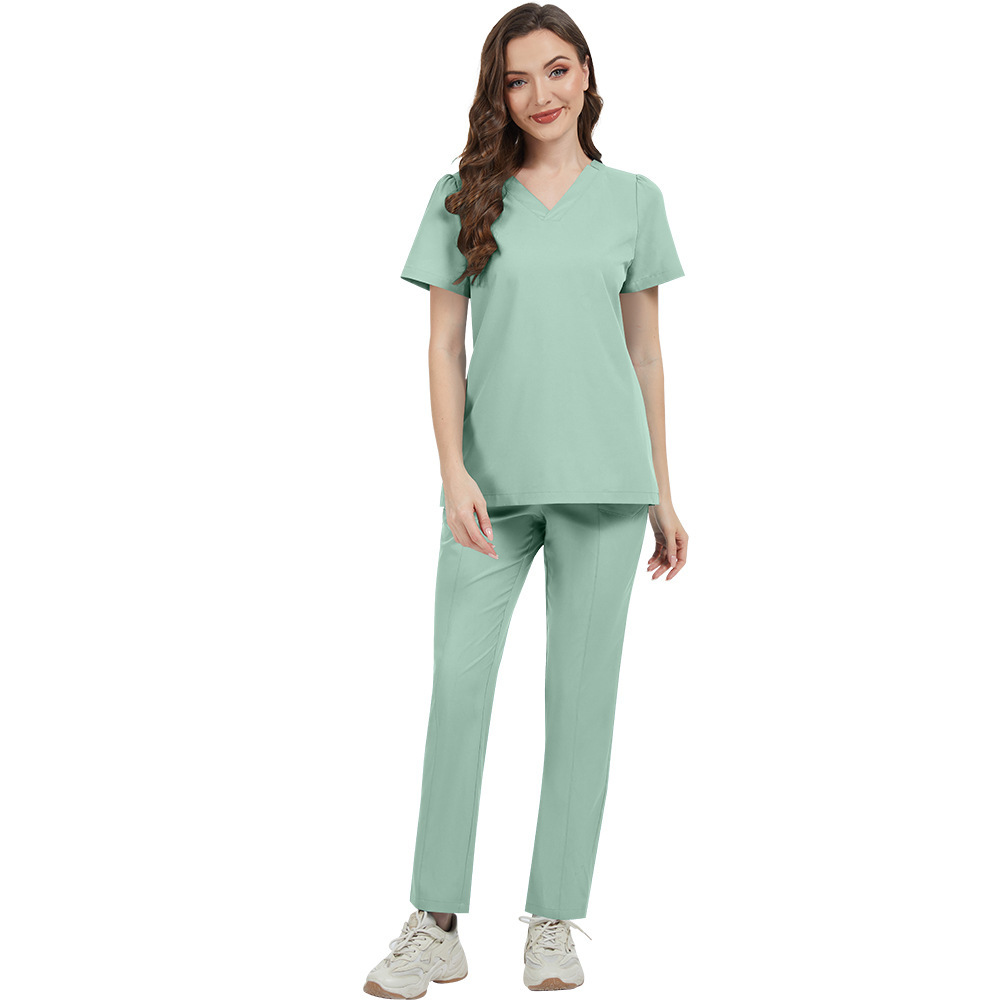 2025 New Arrival Hospital Uniforms Scrubs Sets Nursing Uniform Sets Quick-drying Top & Pants for Women Nurse Work Clothes Uniform Scrubs Online Professional Scrubs Uniform Online Comfortable and Breathable