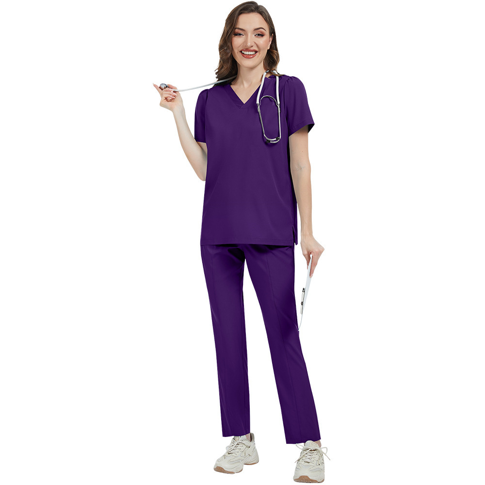 2025 New Arrival Hospital Uniforms Scrubs Sets Nursing Uniform Sets Quick-drying Top & Pants for Women Nurse Work Clothes Uniform Scrubs Online Professional Scrubs Uniform Online Comfortable and Breathable