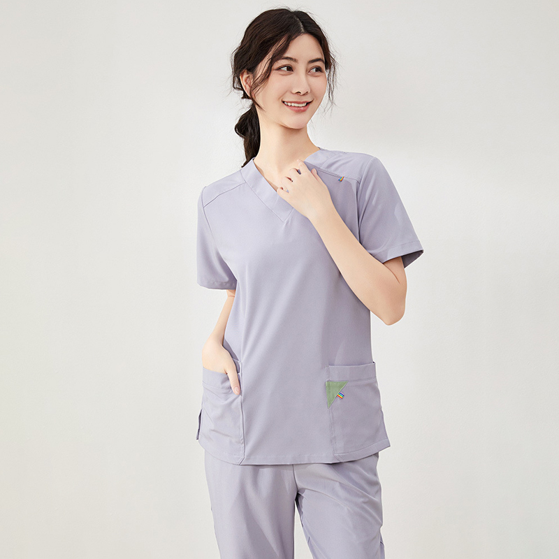 Nursing Scrubs 2025 High Quality Hospital Medical Uniforms Scrubs Clinic Dentist Uniform Fashionable Doctor Scrubs Uniforms Sets